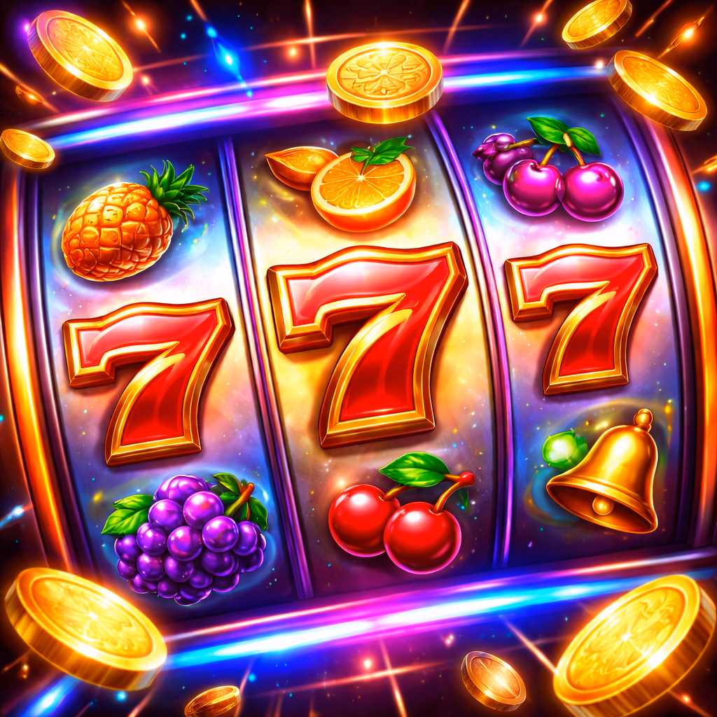 Cheerful player enjoying live video slot games with glowing lucky icons reflecting elite casino fun at M71 in Bangladesh